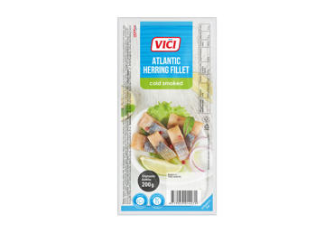 Šaltai rūkyta silkių filė VIČI be aliejaus, 200 g