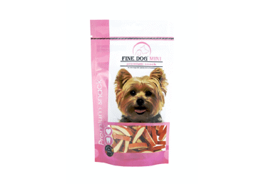 Šunų skanėstas FINE DOG MINI su jautiena, 80 g