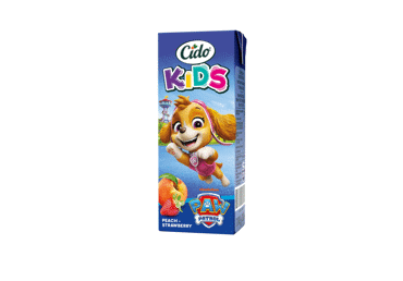 Напиток из сока персика и клубники CIDO KIDS, 200 мл