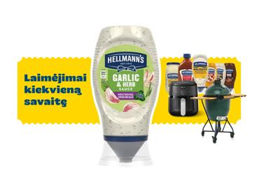 Česnakinis žolelių padažas HELLMANN'S, 250 ml