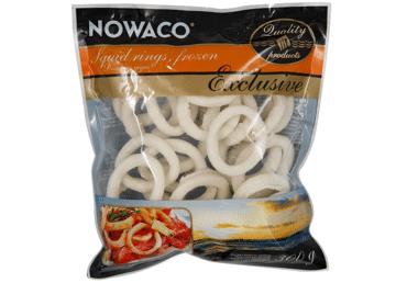 Frozen squid rings