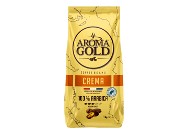 Kavos pupelės AROMA GOLD CREMA, 1 kg