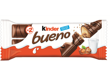 Vaflinis batonėlis KINDER BUENO su šokoladu, 43 g