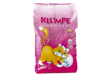 Silikagelio kačių kraikas KLUMPE CRYSTAL CLEAR, 3.8 l