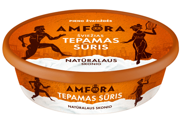 Fresh spreadable cheese AMFORA, 25% fat, 180 g