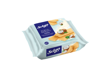 Vafliai SELGA, kokosų skonio, 180 g