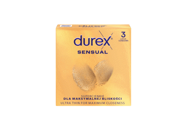 Prezervatyvai DUREX SENSUAL, 3 vnt.
