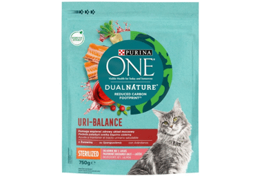 Сухой корм для стерилизованных кошек ONE DUAL, 750 г