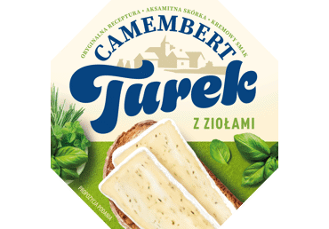 Pelėsinis sūris su žalumynais TUREK CAMEMBERT, 60 % rieb., 120 g