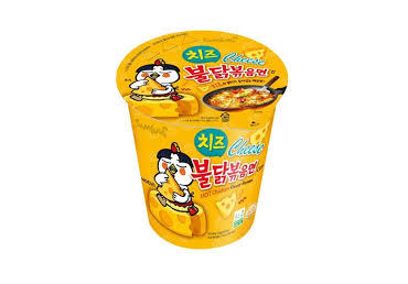 Greitai paruošiami makaronai SAMYANG BULDAK CHICKEN CHEESE, 70 g