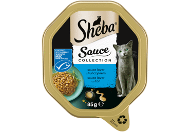 Canned cat food SHEBA with tuna 85G