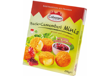 Kamamberas su spanguolių padažu COBURGER, 6 % rieb. s. m., 250 g