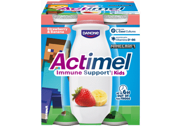 Jog. gėrimas ACTIMEL ACTIKIDS, braškių sk., 4x100g, 1,4%rieb, 400 g