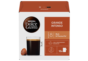 Kavos kapsulės NESCAFE DOLCE GUSTO GRANDE INTENSO, 132.8 g