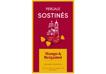 SOSTINĖS saldainiai su mangais ir bergamotėmis PERGALĖ, 170 g
