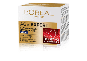 Night Face Cream L'OREAL AGE EXPERT50+