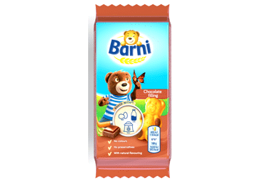 Pastry BARNI with chocolate filling, 30 g
