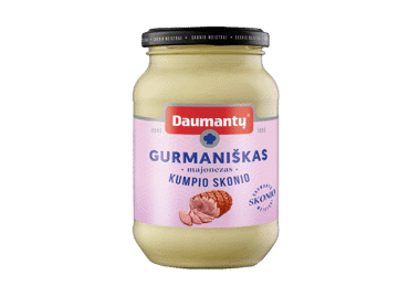 DAUMANTŲ GURMANIŠKAS majonezas, kumpio skonio, 70 % rieb., 400 g