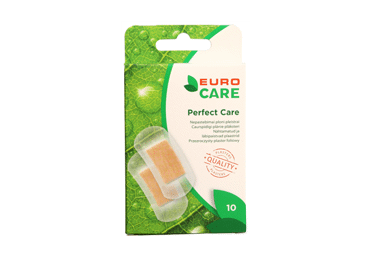 Pleistrų rinkinys EUROCARE PERFECT CARE, 10 vnt., 10 vnt.