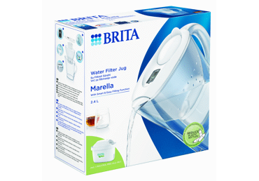 Vandens filtravimo indas BRITA MARELLA, baltas, 2,4 l