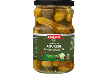Pickled DAUMANTŲ cucumbers, 680 g