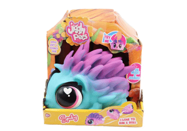 Guminis žaislas JIGGLY PETS su funkcijomis, 1 vnt.	