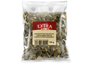 Lukštentos moliūgų sėklos EXTRA LINE, 150 g