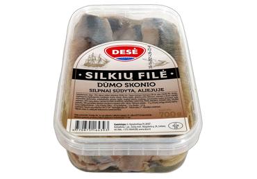 Silkių filė su aliejumi DESĖ, dūmų skonio, 700 g