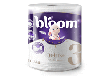 Pop. rankšluosčiai BLOOM DELUXE, 1 rit., 3 sluoksn.,340 lap., 1 vnt.