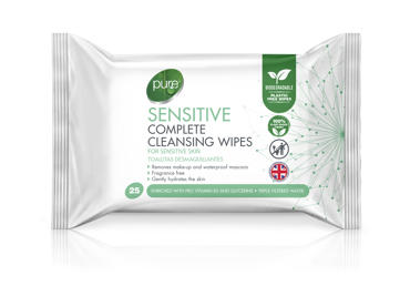 Влажные салфетки для чувствительной кожи PURE SENSITIVE, 1 шт.