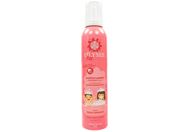 Children's shower foam O'LYSEE, strawberry and raspberry scent, 250 ml