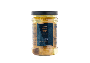 Sūriu įdarytos figos WELL DONE PREMIUM, rapsų aliejuje, 250 g