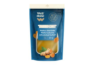 Maltos ciberžolės WELL DONE, 40 g