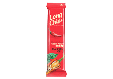 Traškus užkandis LONG CHIPS, sald. aitriųjų paprikų skonio, 75 g