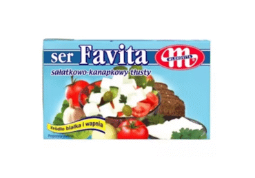 Švelniai sūdytas sūris FAVITA, 45 % rieb. s. m., 270 g