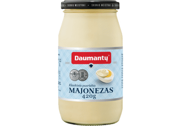 DAUMANTŲ KLASIKINIS majonezas, 34 % rieb., 420 g
