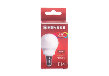 LED lemputė HENSKE, G45, E14, 4,9 W, 430 lm, 1 vnt.
