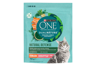 Sausas ėdalas ster. kat. PURINA ONE su laš. ir vingr., 750 g, 750 g
