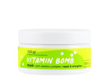 KILIG VITAMIN BOMB plaukus stiprinanti kaukė su vitaminų kompleksu 200 ml