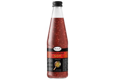 Saldžiarūgštis sojų padažas BUGA'S, 385 g