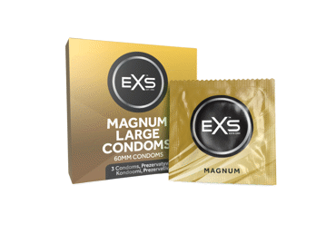 Prezervatyvai EXS Magnum Large, 3 vnt