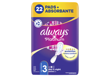 Higieniniai paketai ALWAYS Platinum Day&Night, S3, 22 vnt.
