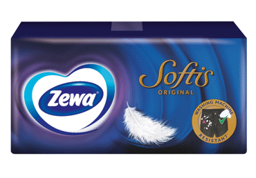 Vienkartinės nosinaitės ZEWA SOFTIS, 1 vnt.