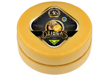 Kietasis sūris DŽIUGAS GOURMET, brandinta 36 mėn.,  40 % rieb. s. m., 1 kg