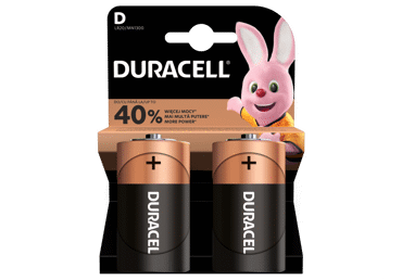 Elementai DURACELL D, LR20, 2 vnt., 2 vnt.