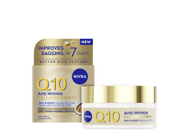 Sviestinis veido, kaklo ir dekoltė kremas NIVEA Q10 COLLAGEN EXPERT, 50 ml