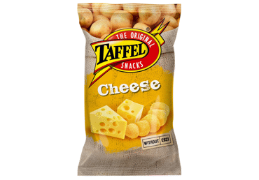 Potato Chips TAFFEL, cheese flavor, 180 g