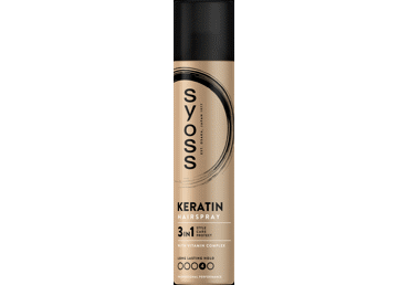 Plaukų lakas SYOSS Keratin, 300 ml