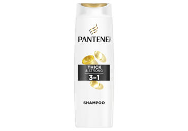 Plaukų šampūnas, kondicionierius ir intensyvi priežiūra PANTENE Thick&Strong 3in1, 325 ml
