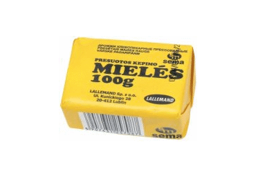 Presuotos šviežios kepimo mielės SEMA, 100 g
